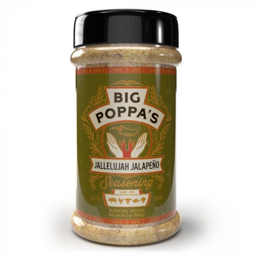 Big Poppa's Jallelujah Seasoned Jalapeno Salt 397g